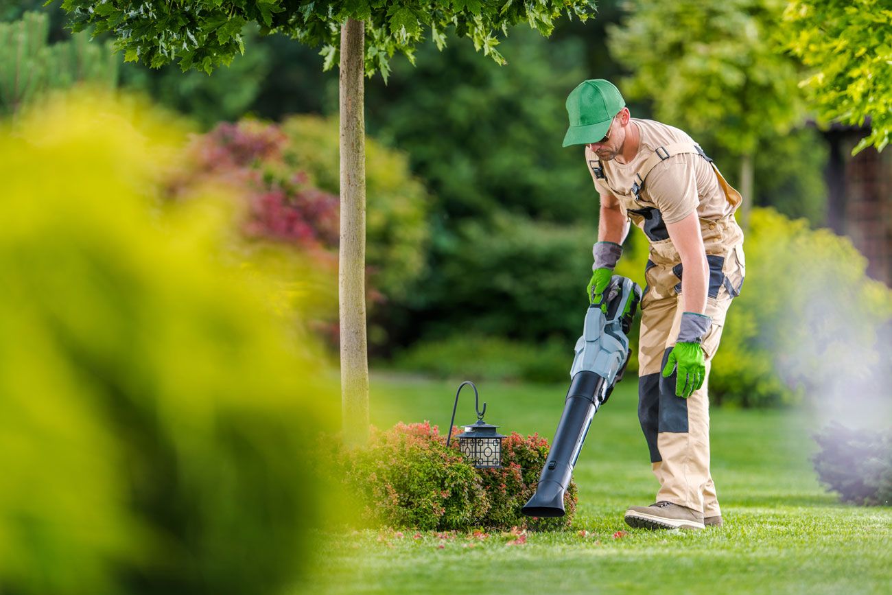 Gärtner bei der Gartenpflege in Garbsen